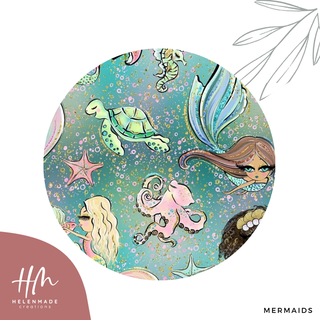 Reusable Nursing Pads: Mermaids