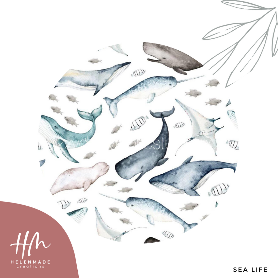 Reusable Nursing Pads: Sea Life