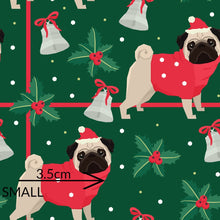 Load image into Gallery viewer, Bah Hum Pug Girls paperbag shorts with matching top
