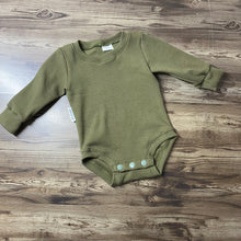 Load image into Gallery viewer, Ribbed Knit Onesie - Olive
